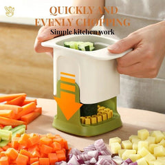 2-in-1 Vegetable Chopper Dicing & Slitting