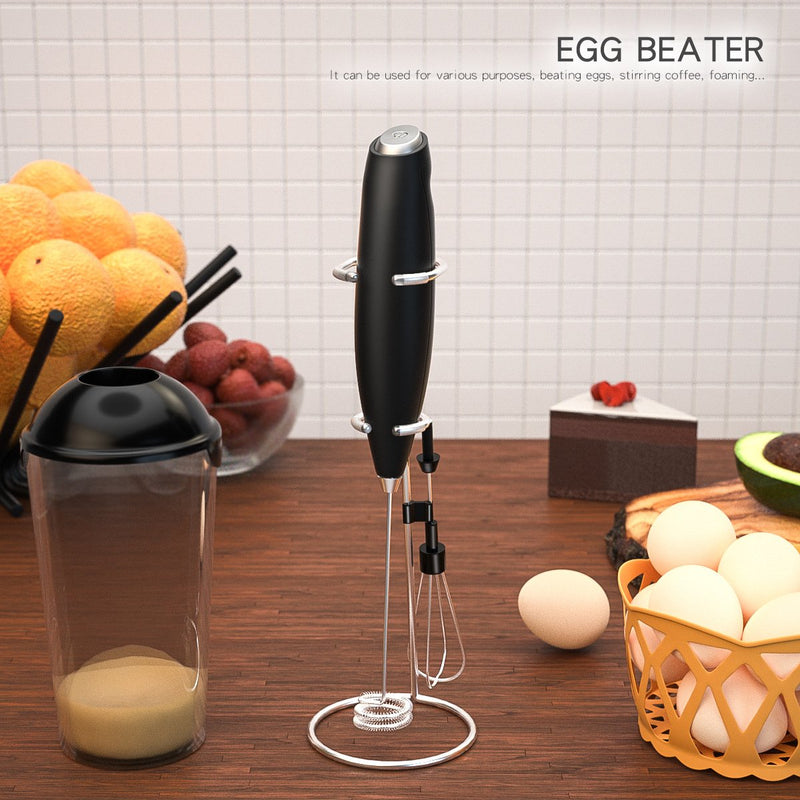 Milk Frother Handheld With Stand