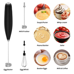 Milk Frother Handheld With Stand